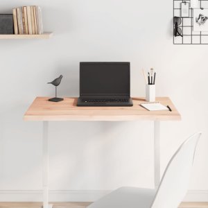 vidaXL vidaXL Blat stołu, 80x40x2 cm, surowy, lity dąb z naturalną krawędzią 3