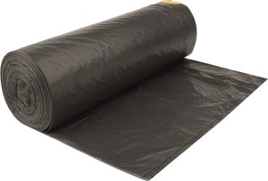 vidaXL vidaXL Worki na śmieci, ściągane taśmą, 250 szt., czarne, 120 L 5