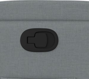 vidaXL vidaXL Fotel rozkładany, jasnoszary, tapicerowany tkaniną 9