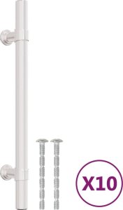 vidaXL vidaXL Uchwyty do szafek, 10 szt., srebrne, 128 mm, stal nierdzewna 2