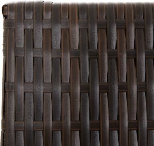 vidaXL Parawan 4-panelowy, brązowy, polirattan 6