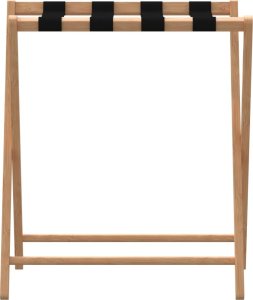 vidaXL vidaXL Stojak na bagaż, 68,5x38x58 cm, bambusowy 3