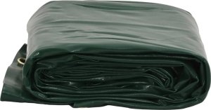 vidaXL Plandeka zielony, 5x5 m, 650 g/m 2