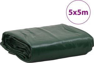 vidaXL Plandeka zielony, 5x5 m, 650 g/m 7