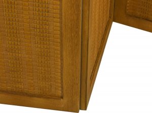 vidaXL vidaXL Parawan pokojowy, 4-panelowy, brązowy, lite drewno paulowni 6