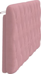 vidaXL vidaXL Poduszka na wezgłowie, różowa, 160 cm, aksamitna 6