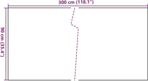 vidaXL vidaXL Parawan balkonowy, czarny, 300x90 cm, polirattan 8