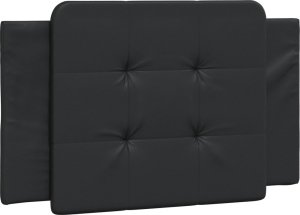 vidaXL vidaXL Poduszka na wezgłowie, czarna, 90 cm, sztuczna skóra 2
