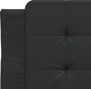 vidaXL vidaXL Poduszka na wezgłowie, czarna, 90 cm, sztuczna skóra 7
