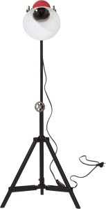 vidaXL vidaXL Lampa stojąca, 25 W, postarzany czerwony, 35x35x65/95 cm, E27 3