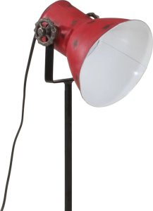 vidaXL vidaXL Lampa stojąca, 25 W, postarzany czerwony, 35x35x65/95 cm, E27 8