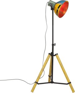 vidaXL vidaXL Lampa stojąca, 25 W, wielokolorowa, 75x75x90-150 cm, E27 1