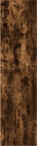 vidaXL vidaXL Szafa, przydymiony dąb, 80x50x200 cm, materiał drewnopochodny 5