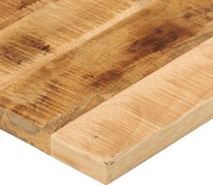 vidaXL Blat do stołu, 100x80x2,5 cm, prostokątny, surowe drewno mango 6