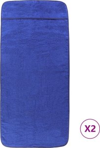 vidaXL vidaXL Ręczniki plażowe, 2 szt., niebieskie, 60x135 cm, 400 g/m 2