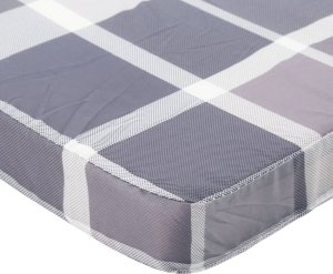 vidaXL Poduszki na leżaki, 2 szt., szara krata, tkanina Oxford 10