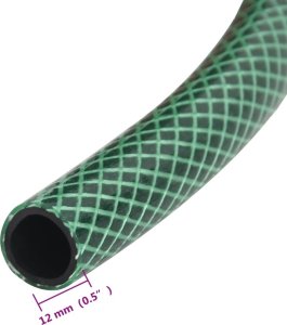 vidaXL vidaXL Wąż ogrodowy, zielony, 0,5", 50 m, PVC 6