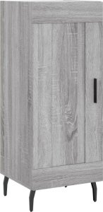 vidaXL vidaXL Szafka, szary dąb sonoma, 34,5x34x90 cm materiał drewnopochodny 2