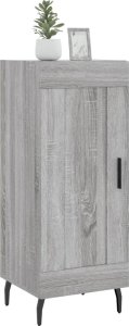 vidaXL vidaXL Szafka, szary dąb sonoma, 34,5x34x90 cm materiał drewnopochodny 3