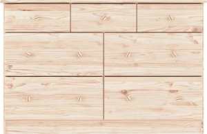 vidaXL vidaXL Komoda ALTA, 112x35x73 cm, drewno sosnowe 4