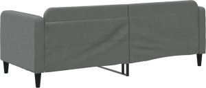vidaXL vidaXL Sofa z funkcją spania, ciemnoszara, 80x200 cm, obita tkaniną 5