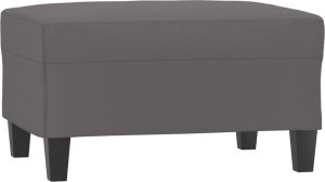 vidaXL vidaXL Podnóżek, szary, 70x55x41 cm, sztuczna skóra 2