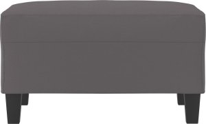 vidaXL vidaXL Podnóżek, szary, 70x55x41 cm, sztuczna skóra 3