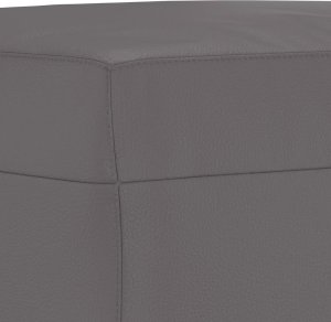 vidaXL vidaXL Podnóżek, szary, 70x55x41 cm, sztuczna skóra 5