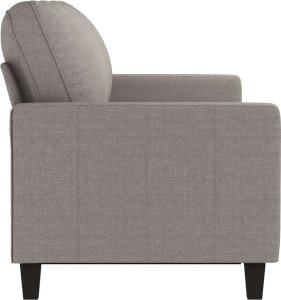 vidaXL vidaXL Sofa 3-osobowa, kolor taupe, 180 cm, tapicerowana tkaniną 4