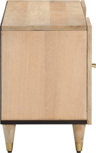 Listwa zasilająca vidaXL vidaXL Szafka pod telewizor, 105x33x46 cm, lite drewno mango 4