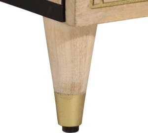 Listwa zasilająca vidaXL vidaXL Szafka pod telewizor, 105x33x46 cm, lite drewno mango 8