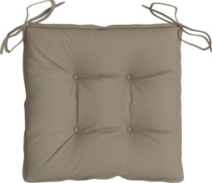 vidaXL Poduszki na krzesła, 2 szt., taupe, 40x40x7 cm, tkanina 6