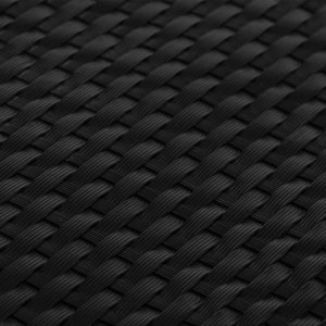 vidaXL vidaXL Parawan balkonowy, czarny, 300x80 cm, polirattan 6