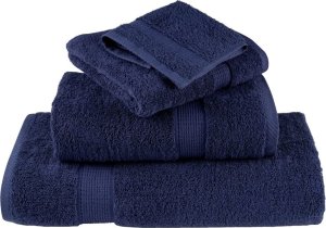 vidaXL vidaXL Ręczniki premium SOLUND, 4 szt., granatowe, 50x100 cm 4