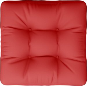 vidaXL vidaXL Poduszka na paletę, czerwona, 60x60x12 cm, tkanina 6