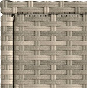 vidaXL vidaXL Stolik ogrodowy ze szklanym blatem, jasnoszary, 58x27,5x55 cm 9