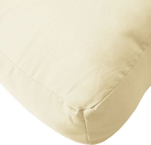 vidaXL vidaXL Poduszka na paletę, kremowa, 58x58x10 cm, tkanina 8