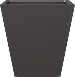 vidaXL vidaXL Donica ogrodowa, czarna, 30x30x30 cm, stalowa 5