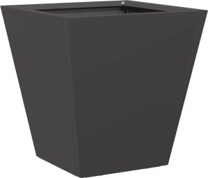vidaXL vidaXL Donica ogrodowa, czarna, 30x30x30 cm, stalowa 6