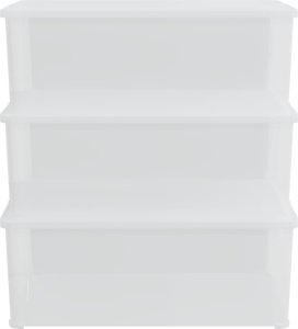 vidaXL vidaXL Plastikowe pojemniki do przechowywania, 3 szt, 10L, sztaplowane 3