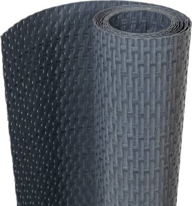 vidaXL vidaXL Parawan balkonowy, antracytowy, 600x80 cm, polirattan 2
