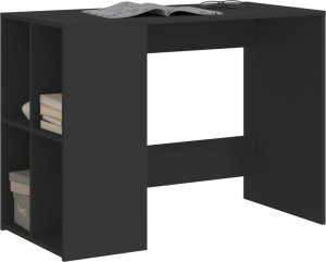 Biurko vidaXL vidaXL Biurko, czarne, 102x50x75 cm, materiał drewnopochodny 2