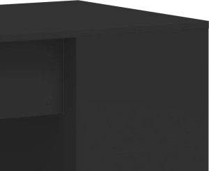 Biurko vidaXL vidaXL Biurko, czarne, 102x50x75 cm, materiał drewnopochodny 6