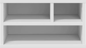 vidaXL Stojak pod drukarkę, biały, 40x32x22,5 cm 4