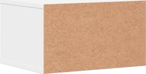 vidaXL Stojak pod drukarkę, biały, 40x32x22,5 cm 6