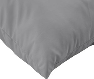 vidaXL vidaXL Poduszki na palety, 2 szt., szare, tkanina 8