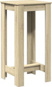 vidaXL Stolik barowy, dąb sonoma, 51x50x103,5 cm 2
