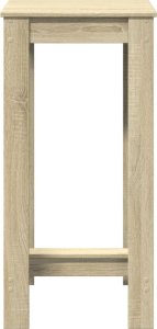 vidaXL Stolik barowy, dąb sonoma, 51x50x103,5 cm 4