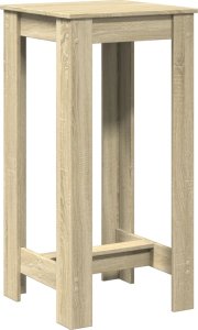 vidaXL Stolik barowy, dąb sonoma, 51x50x103,5 cm 6