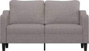 vidaXL vidaXL Sofa 2-osobowa, kolor taupe, 140 cm, tapicerowana tkaniną 3
